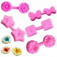 Rose Fleur 3D Silicone Moule Moule à Fondant en Silicone Mini Fleur Fait Main...