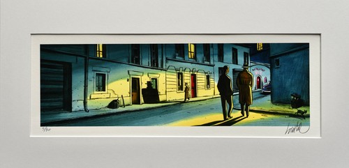 Loustal simenon estampe - simenon,