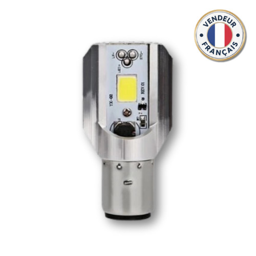 Ampoule ba20d led scooter - ampoule, moto