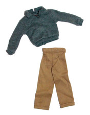 HABITS PAPI FAMILLE DOUCOEUR 1984 / PANTALON ET PULL / EXCELLENT ETAT / VETEMENT