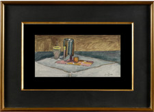 André DUFFOUR (1926-2016) SUPERBE COMPOSITION CUBISTE NATURE MORTE 1950 (364)