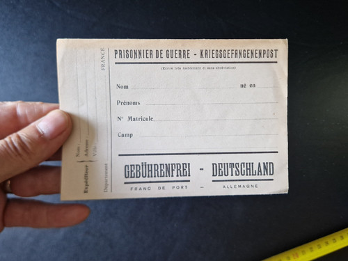 Carte lettre pour - carte, prisonnier
