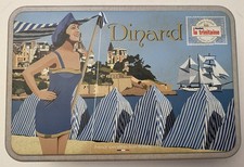 Boîte à sucre ou biscuit rectangulaire en métal "Dinard" - La Trinitaine