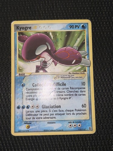 Carte pokémon kyogre gold - pokémon,