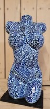 Lampe buste femme mosaique