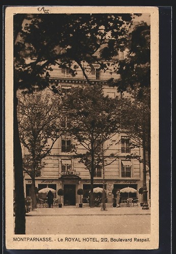 Cpa paris royal hotel - paris,,