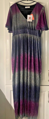 Robe longue taille marquée
