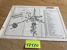 Gurtner carburateur GBV16-605 Paloma Flash GBV16-629 briban liste pièces