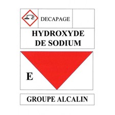 Autocollants : Hydroxyde de