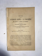 Note sur les accidents causés