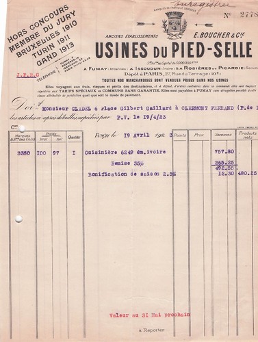 Fumay fabricant pied selle - fumay,