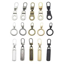 Tirettes de Réparation Fermeture Eclair 15 PCS Kit Réparation Tirette Fermetu...