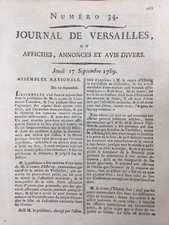Versailles en 1789 Dinan Louis