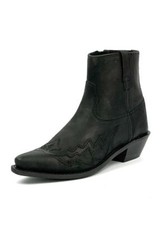 Bottes Basses En Cuir Western