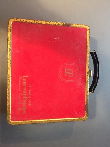 Coffret valise tole - valise, champagne