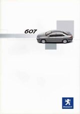 Catalogue Brochure Peugeot 607