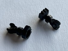 2 x LEGO minifig black
