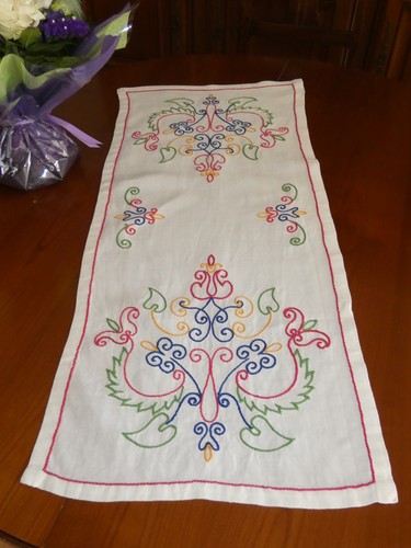 Linge ancien grand napperon - linge,