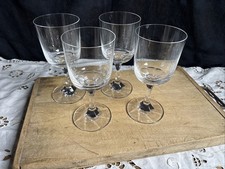 4 verres à eau/vin Rouge