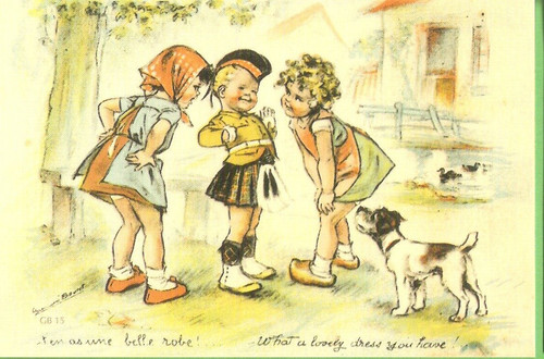 Germaine bouret carte postale - carte,