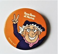 Badge broche Tom Tom et Nana 