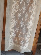 paire de longs rideaux, tulle