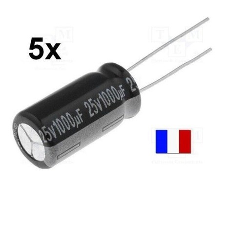 Lot condensateurs chimique - 5x,
