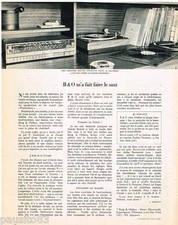 PUBLICITE ADVERTISING 095  1968   BANG & OLUFSEN -STRUER chaines haute fidélité