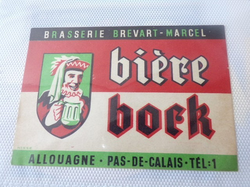 Etiquette ancienne biere - etiquette,