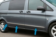 Portière Chrome Bordure Set Housses Pour L1 & L2 mercedes vito w447 (2015 1dr