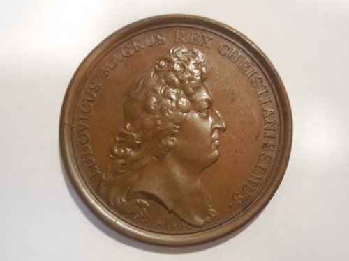 France médaille louis xiv roi - france,