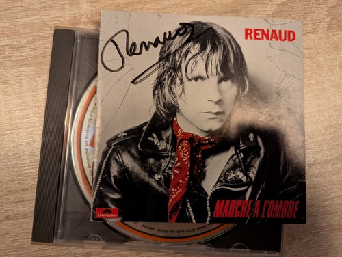 Autographe dedicace renaud - cd,