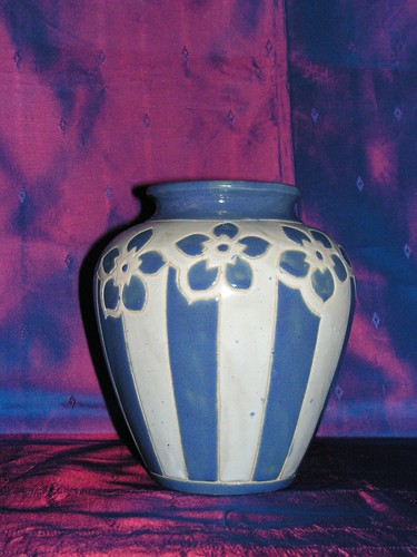Vase céramique art deco - en,