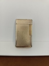 Briquet Ancien S.T. Dupont Ligne 1 Large-Finition Dorée-Guilloché Fin-Années 70 