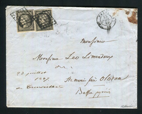 Rare lettre paris pour - lettre,