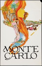 AFFICHE POSTER.  Monte Carlo