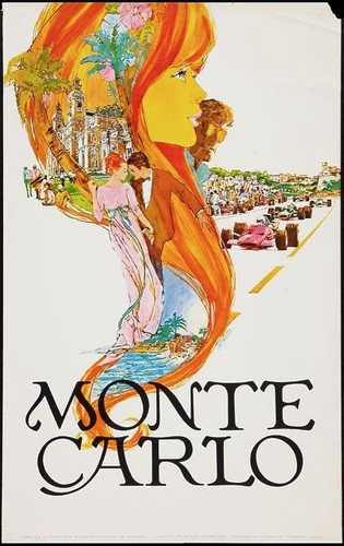 Affiche poster monte carlo - poster.,
