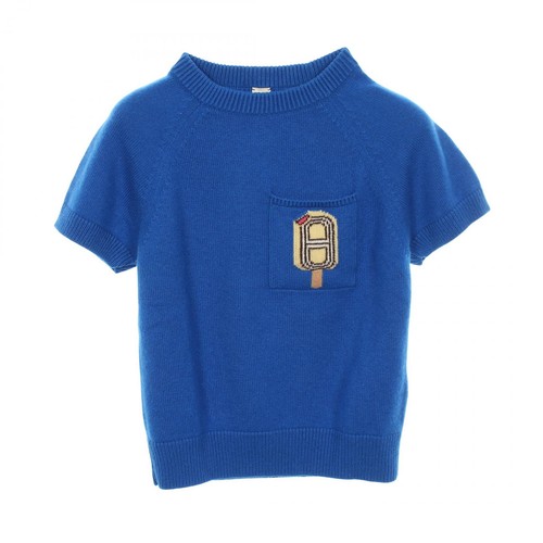 Pull tricoté manches courtes