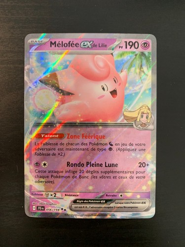 Carte pokémon mélofée de - carte, ex