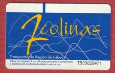 LISBONNE LISBOA/PORTUGAL - TICKET TRAM PASS 1 JOURNEE 7 COLINAS ANNEE 2016 - TBE