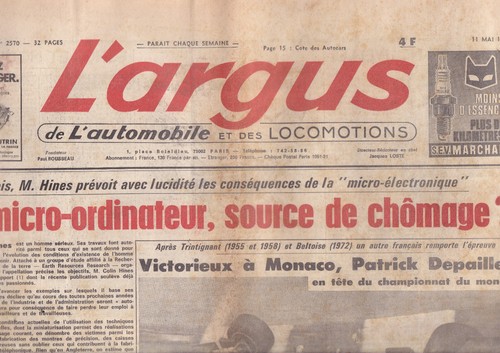 Argus 2570 monaco - l'argus, n°2570