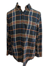 CHAPS Flanelle Marine Marron M