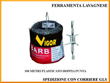 Thread Barbelé Double Thread Tauchrohr Et Double Pointe Plastifié Rouleau 100 M