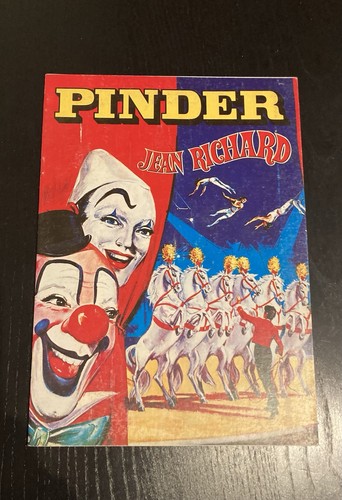 Programme cirque pinder 1986 - pinder,