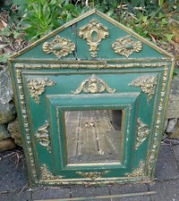 MIROIR ,GLACE ANCIENNNE A FRONTON époque première empire DEBUT XIX