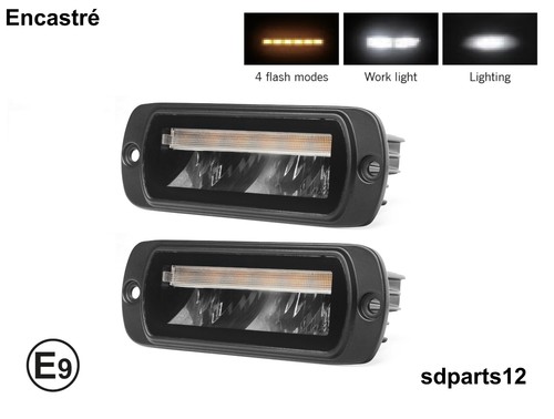 Phare travail led 12v 24v - phare,
