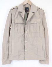 Veste Pour Homme GAUDI JEANS M Beige Marron Légère À Un Bouton Casual