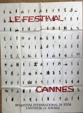 Affiche Festival de Cannes 1986 affiche originale