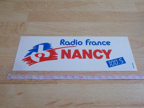Autocollant radio france nancy - radio,