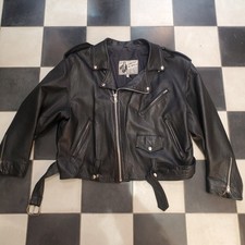 Blouson en cuir rigide Emilio